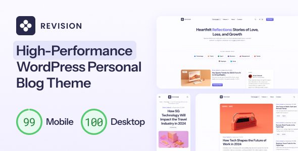 Revision 1.0.7 – Optimized Personal Blog WordPress Theme