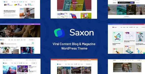 Saxon 1.9.3 – Viral Content Blog & Magazine WordPress Theme