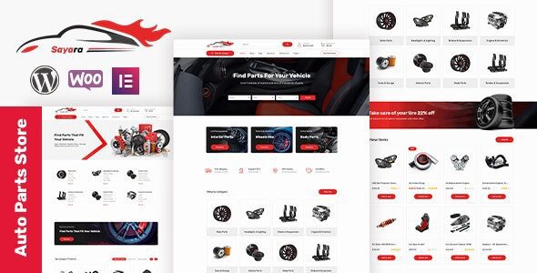 Sayara 1.2.6 – Auto Parts Store WooCommerce WordPress Theme