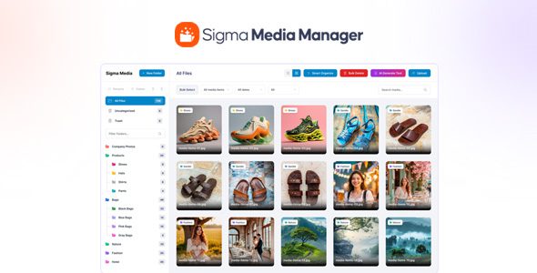 Sigma Media Manager 1.2.1 – WordPress Media Library Organizer