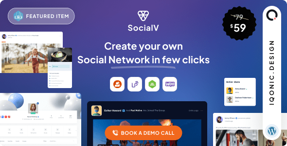 SocialV 2.1.3 – Social Network and Community BuddyPress Theme