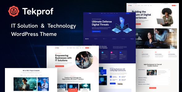 Tekprof 1.0.2 – IT Solution & Technology Elementor WordPress Theme