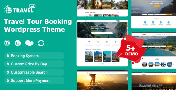 Travel 2.1.8 – Tour Booking WordPress Theme