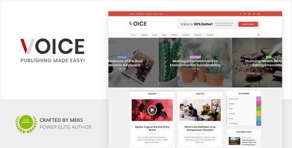 Voice 3.0.3 – News Magazine WordPress Theme