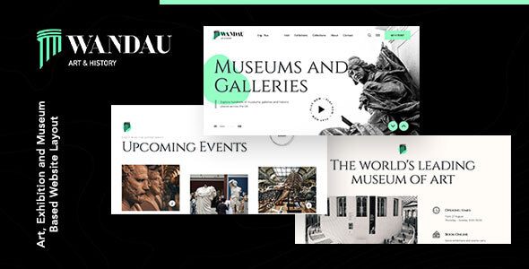 Wandau 1.4.0 – Art & History Museum WordPress Theme