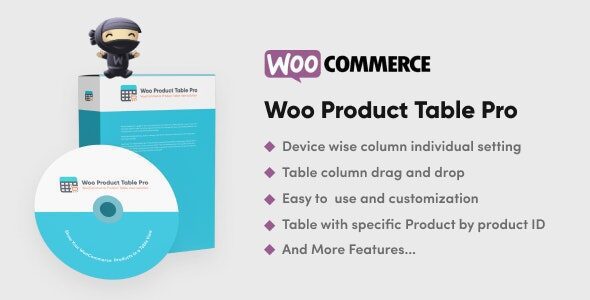 Woo Product Table Pro 9.1.0 – WooCommerce Product Table view solution
