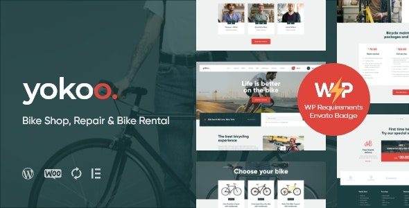 Yokoo 1.1.10 – Bike Shop & Bicycle Rental WordPress Theme