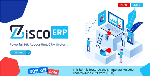 ZiscoERP 6.0.4 – Powerful HR, Accounting, CRM System