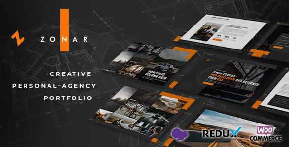 Zonar 4.3.6 – Personal Portfolio WordPress Theme