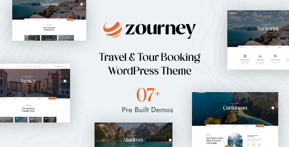 Zourney 1.2.9 – Travel Tour Booking WordPress Theme