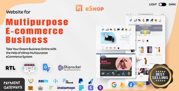 eShop Web 2.9.0 – Multi Vendor eCommerce Marketplace / CMS